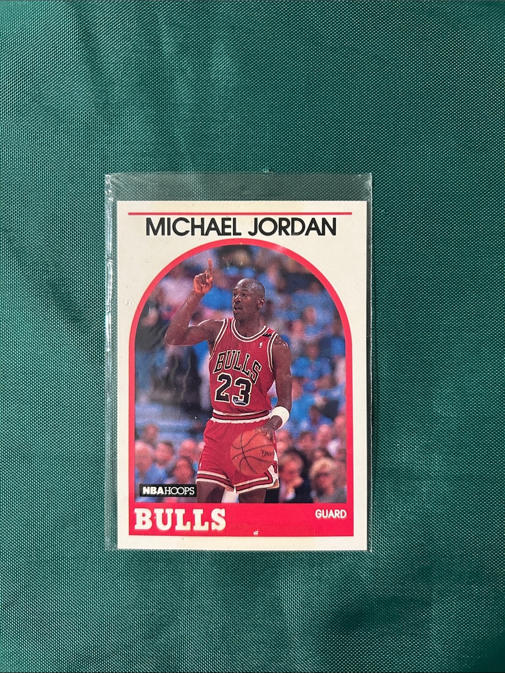 Michael Jordan Chicago Bulls Trading Card - Red